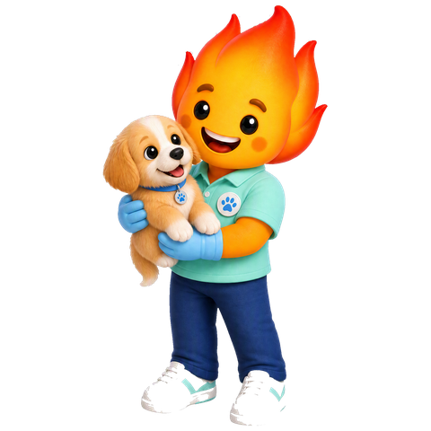 Foguinho de pets